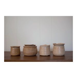 Nested earthen cups